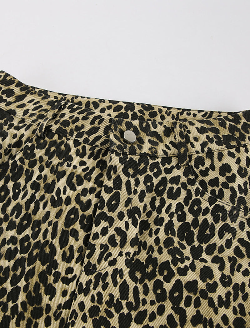 Vintage Leopard Print Pants