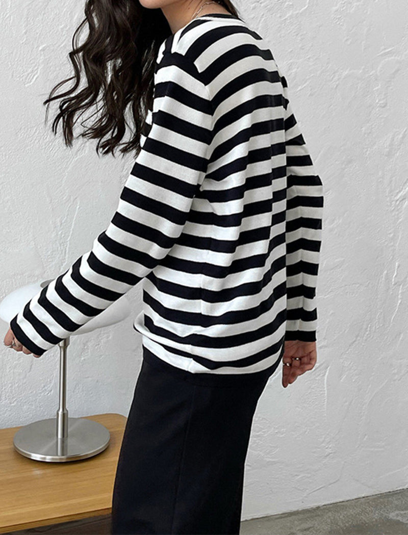 Striped Pullover Sweater