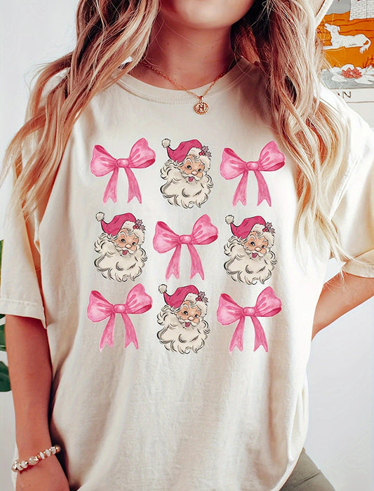 Santa Bow Graphic Tee