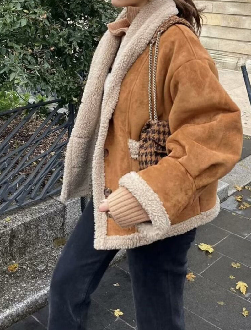 Vintage Button-Up Coat