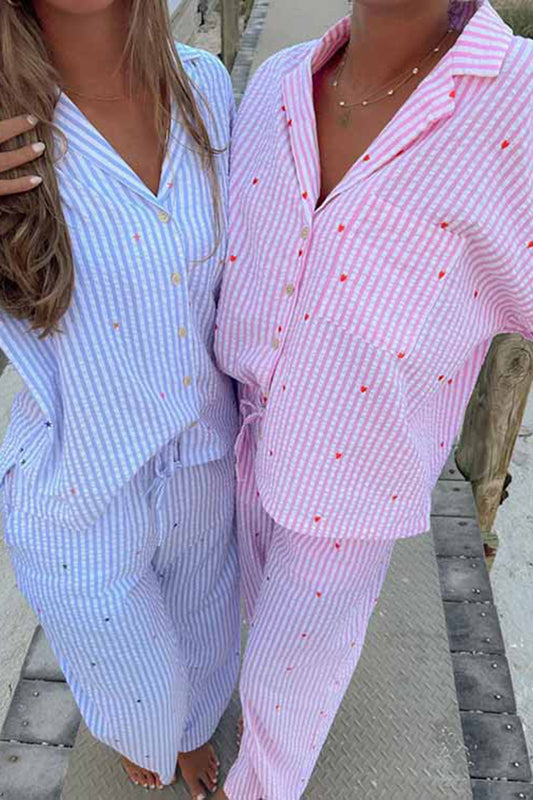 Striped Pajama Set