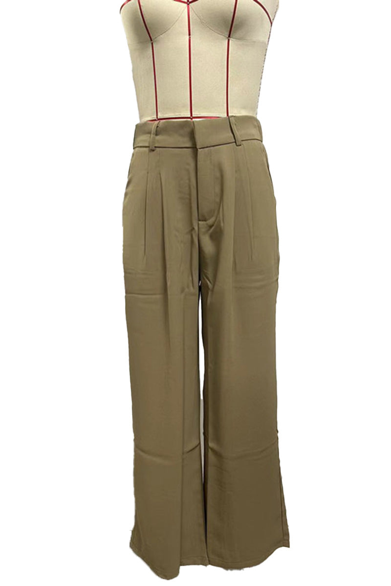 High-Rise Wide-Leg Trousers