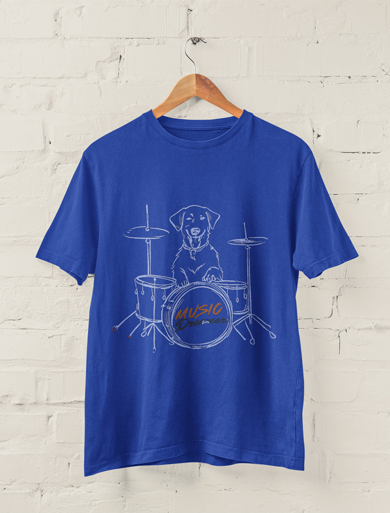 Music Dreamer Drum Dog Tee