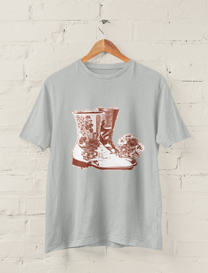 Floral Boots Graphic Tee