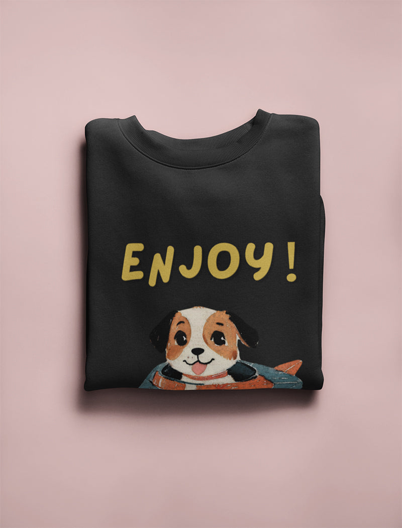 Dog in Spaceship Graphic Tee