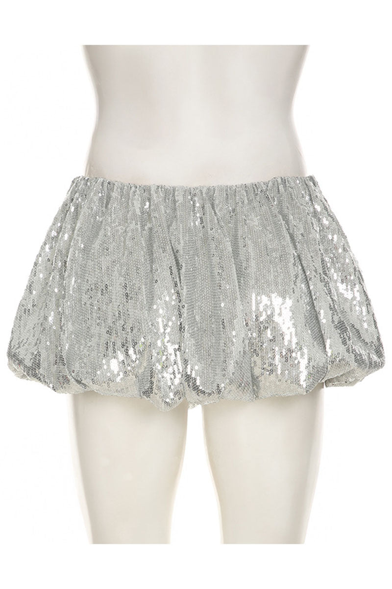 Sparkling Sequin Bubble Skirt