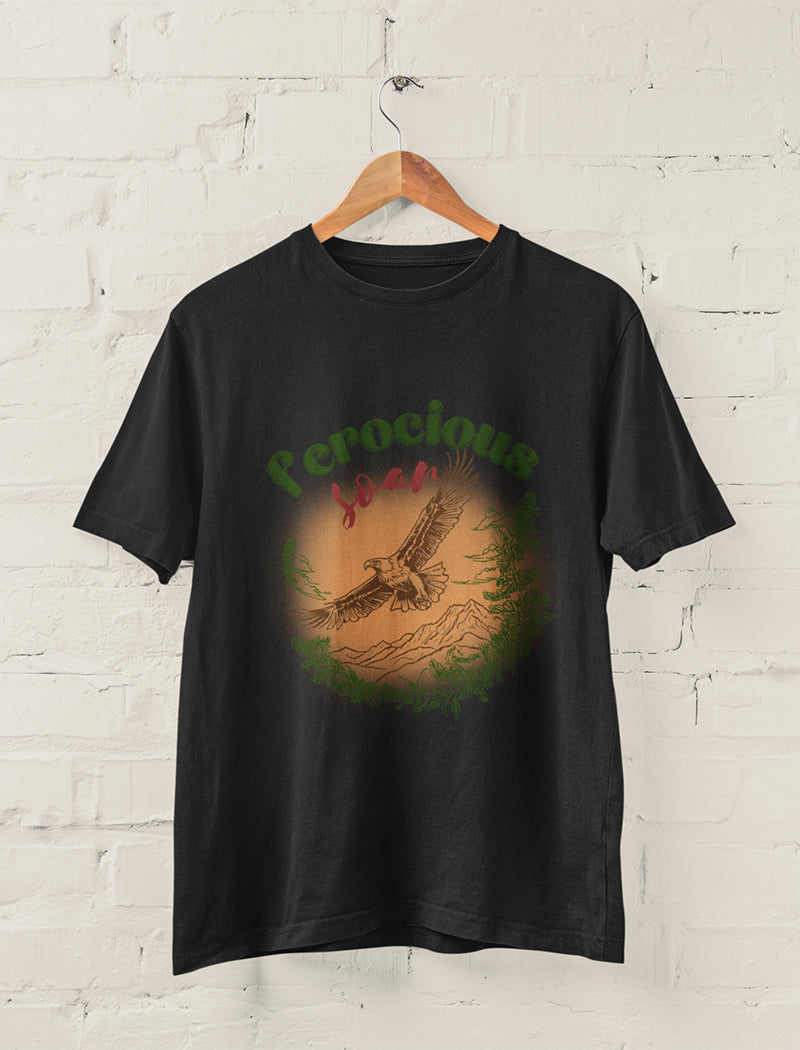 Ferocious Soar Eagle Graphic Tee