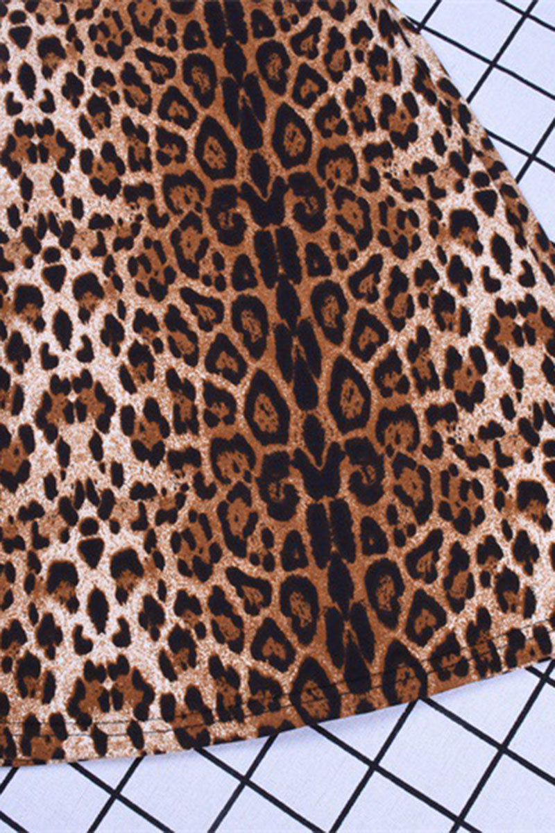 Leopard Flared Pants