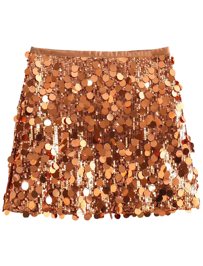 Sequin Mini Skirt