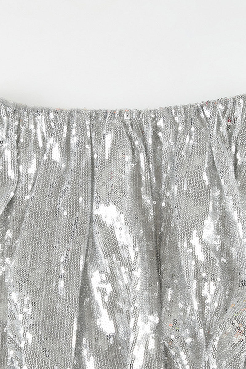 Sparkling Sequin Bubble Skirt