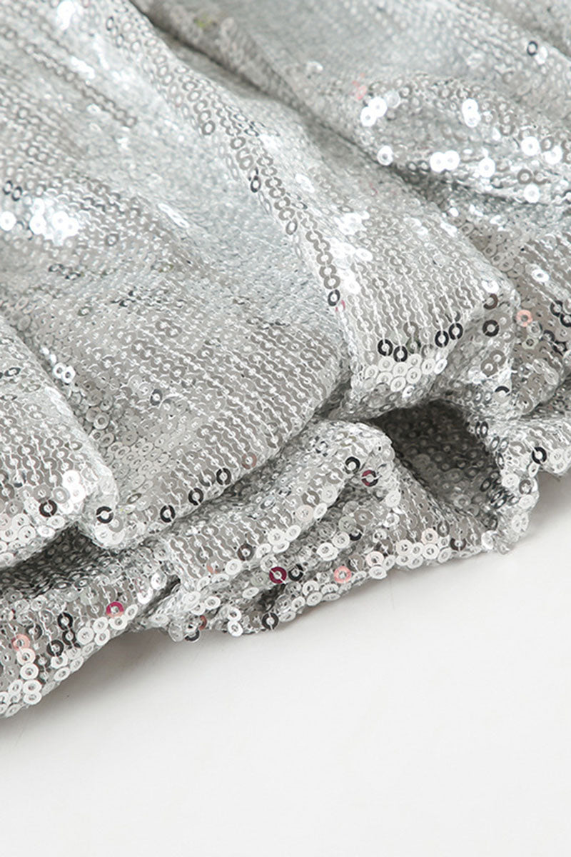 Sparkling Sequin Bubble Skirt