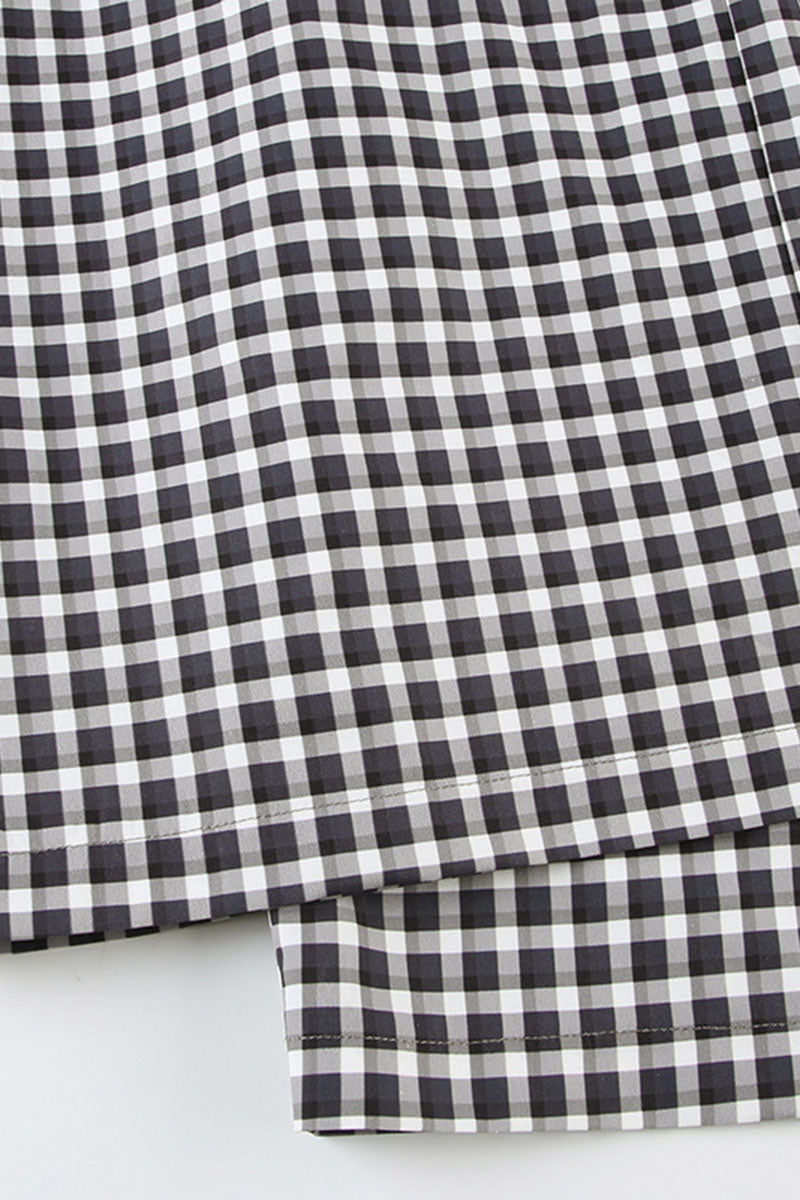 Checkered Drawstring Pajama Pants