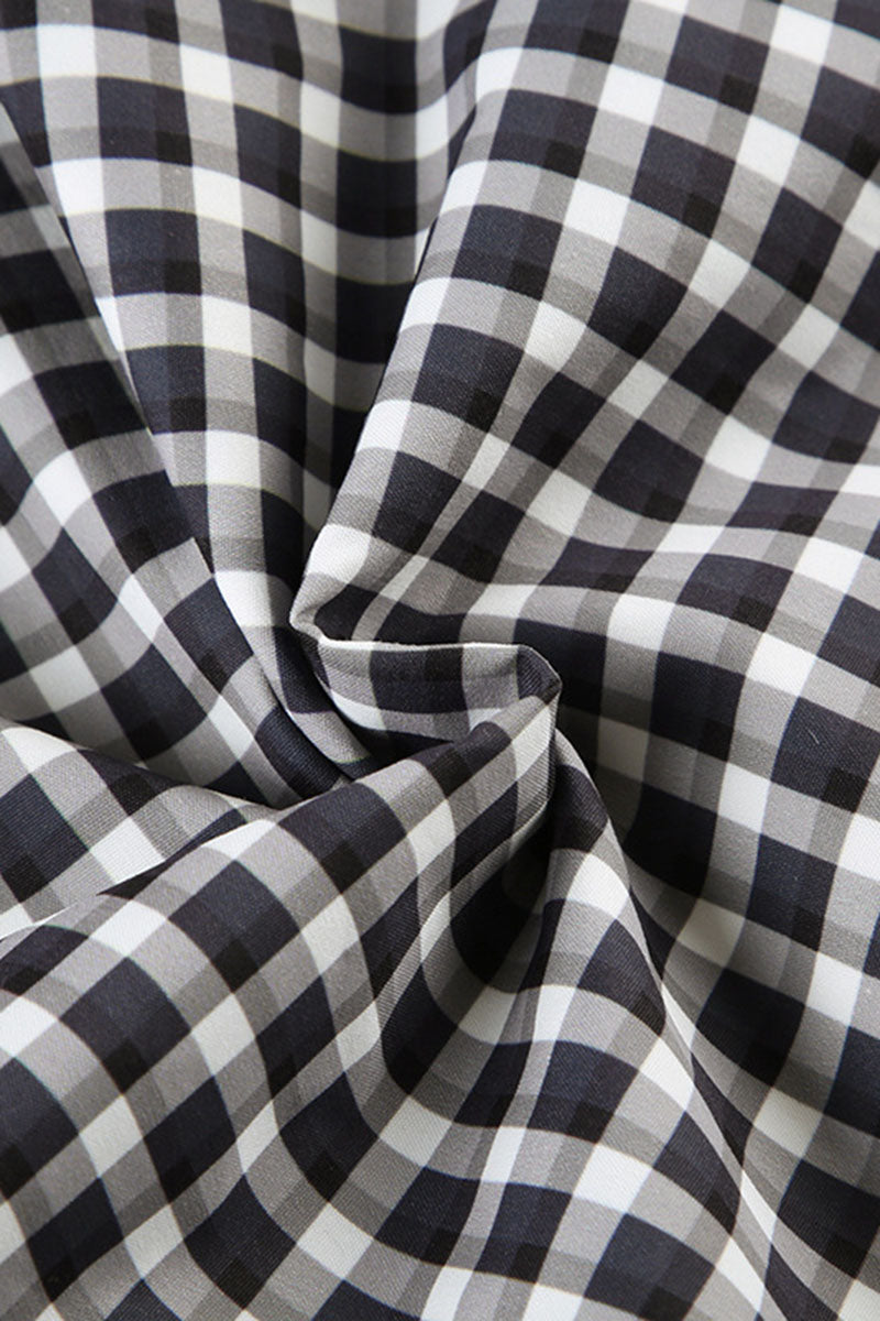 Checkered Drawstring Pajama Pants