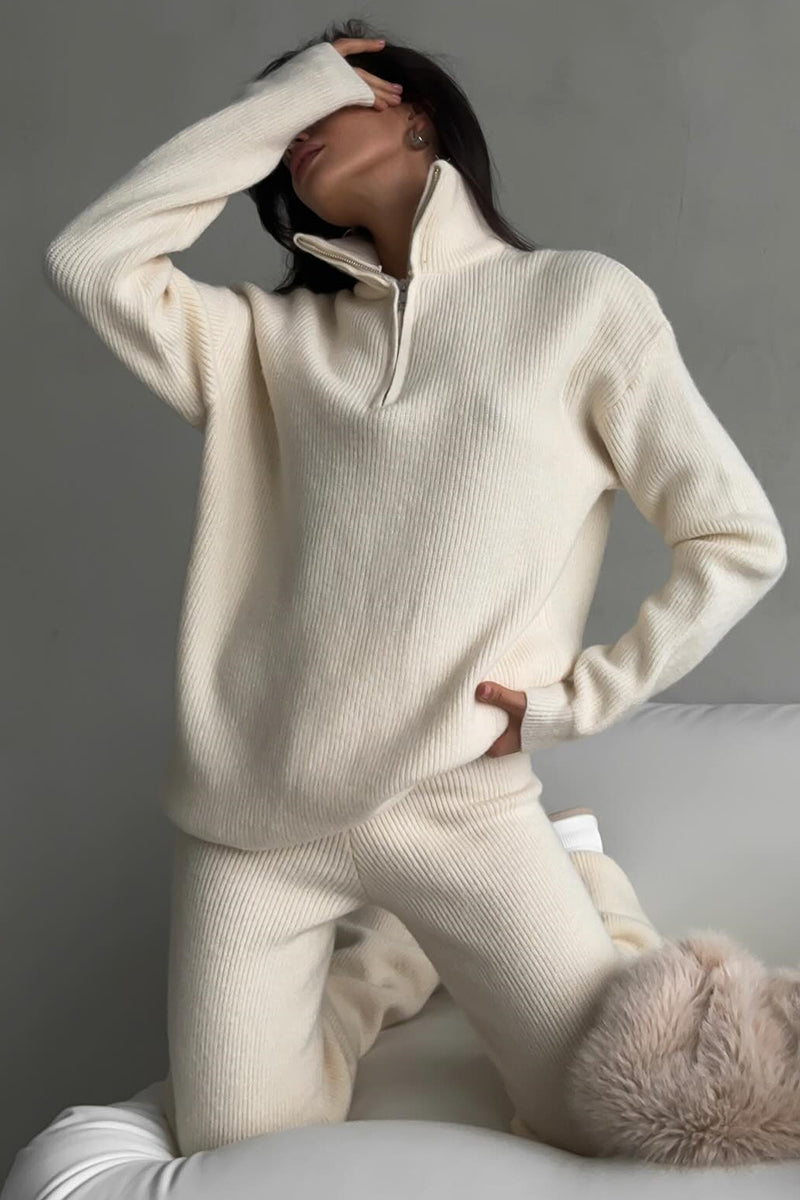 Zip-Up Loungewear Set