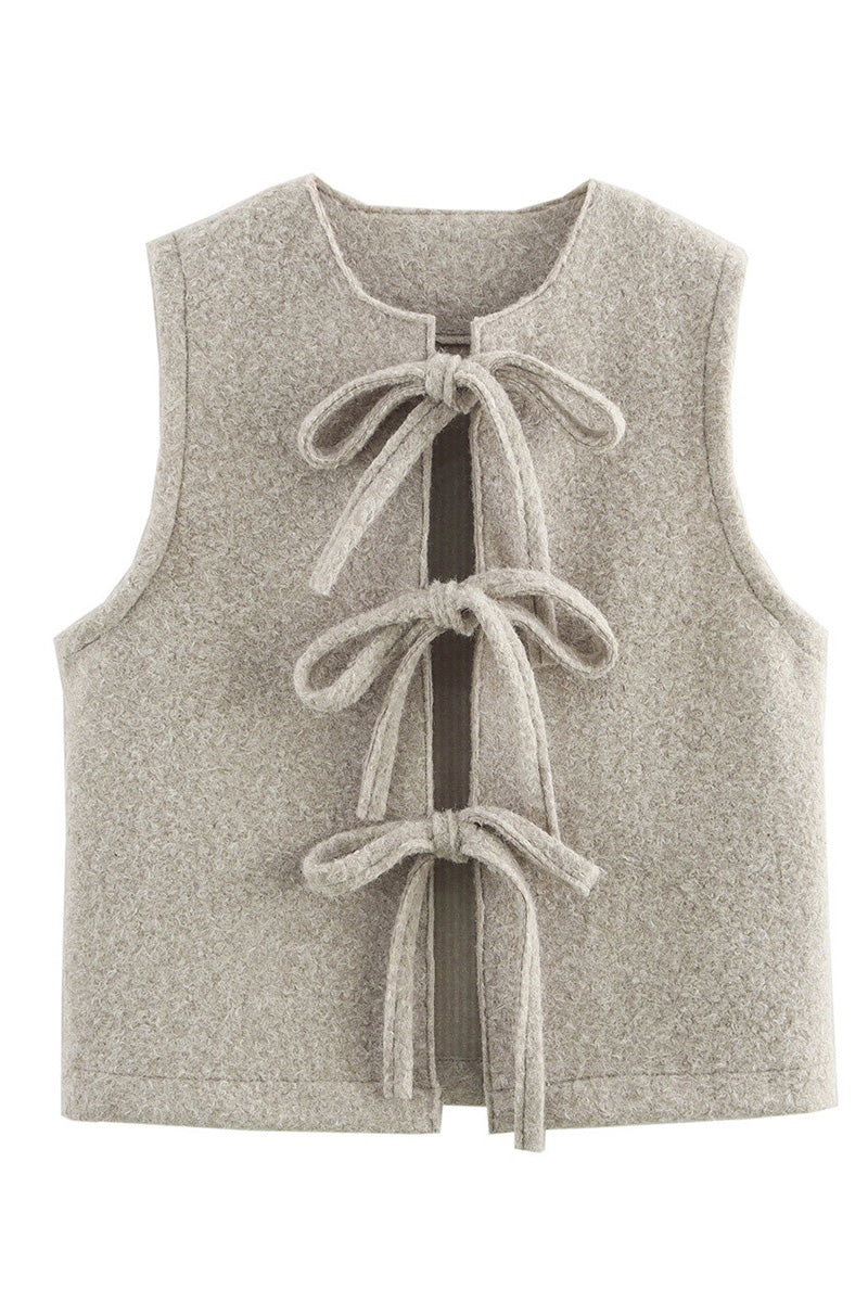 Tie-Front Vest