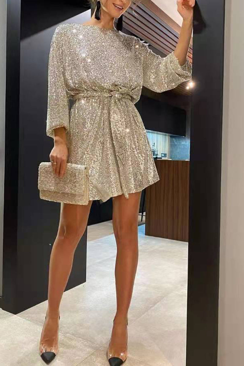 Sparkling Sequin Mini Dress