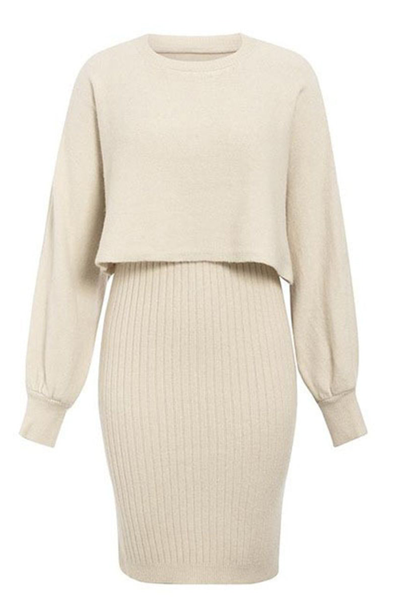 Knit Sweater Dress Set