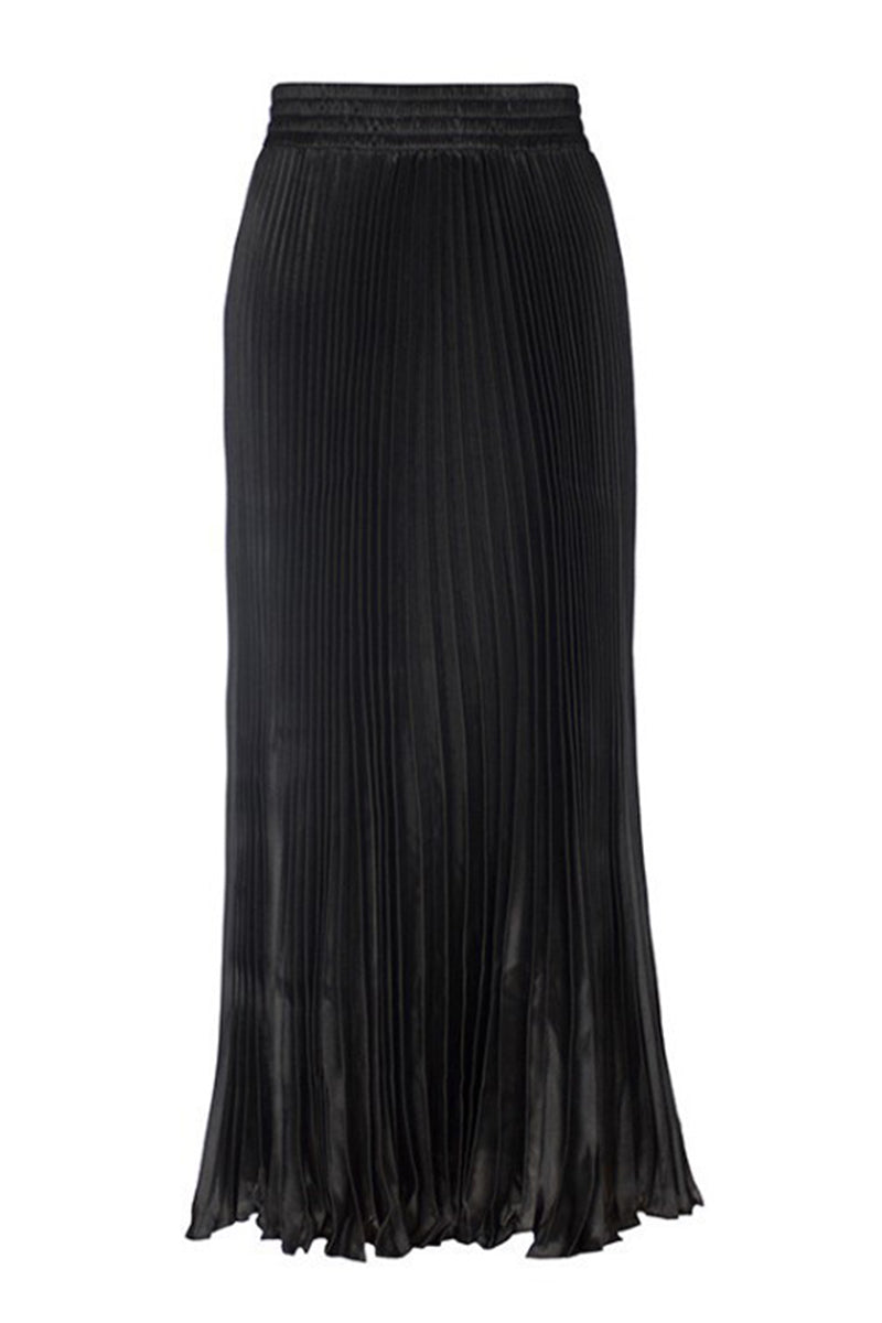 Pleated Midi Skirt