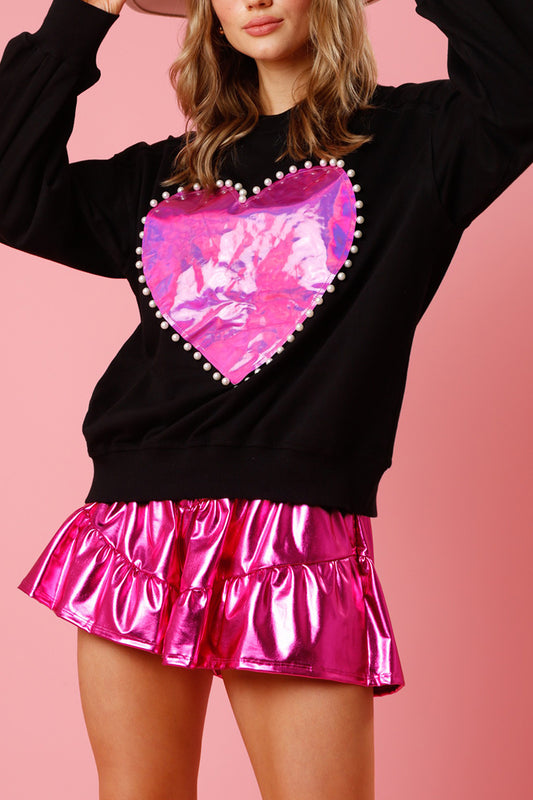 Heart Patch Pullover