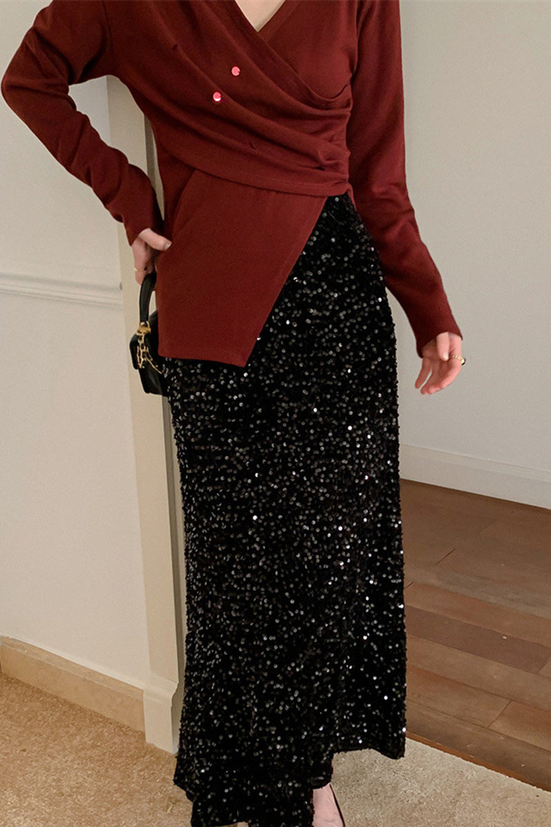 Sequin Skirt