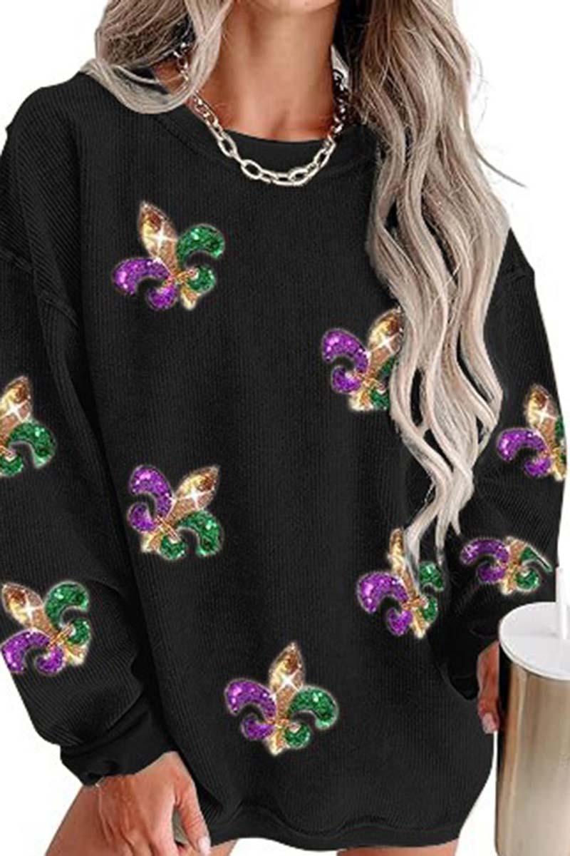 Casual Long Sleeve Pullover Top