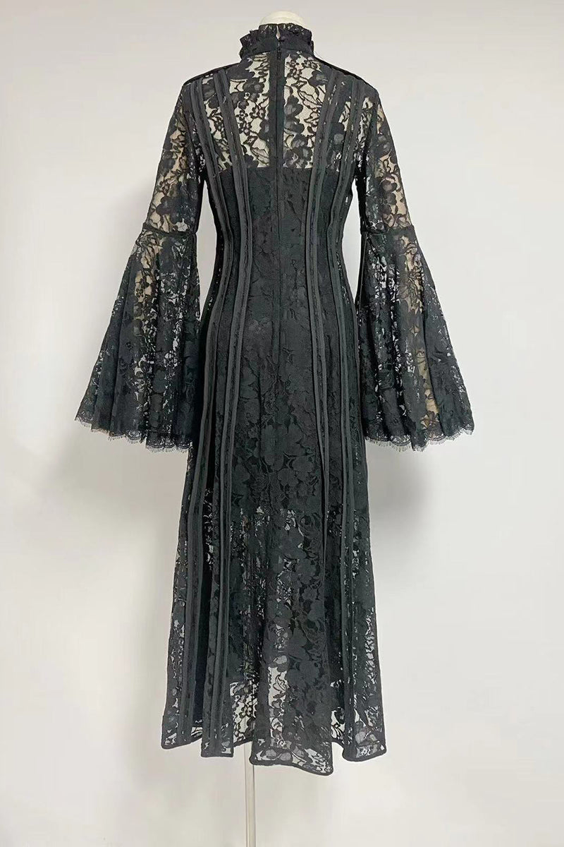 Long Sleeve Lace Maxi Dress