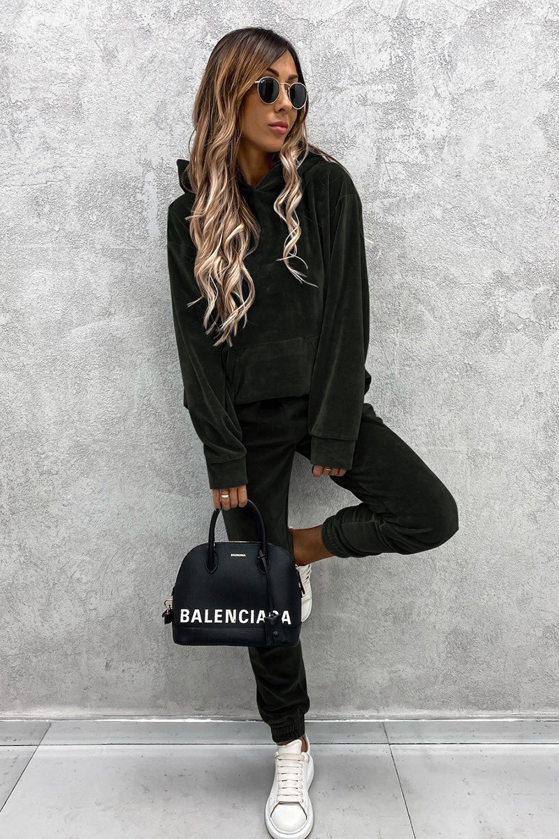 Relaxed Fit Hoodie and Jogger Set