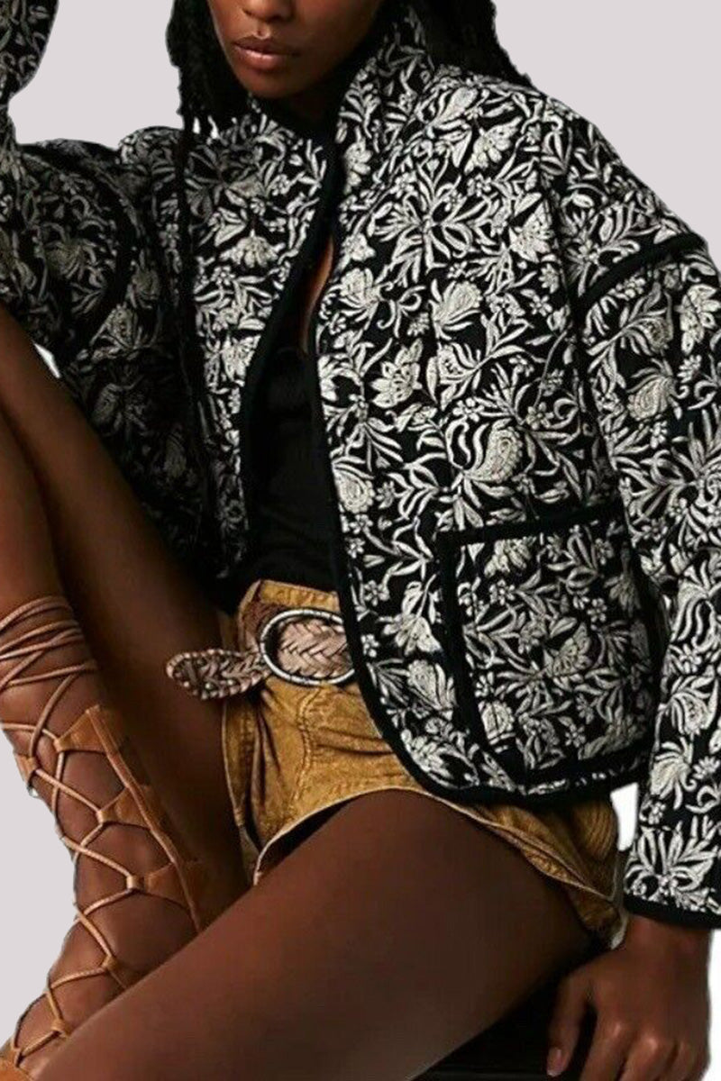 Floral Quilted Jacket