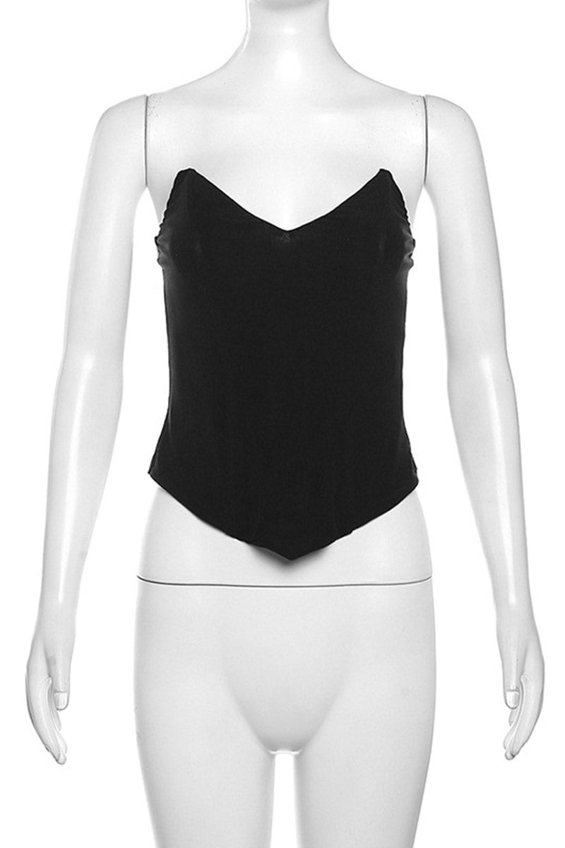 Strapless Bodycon Top