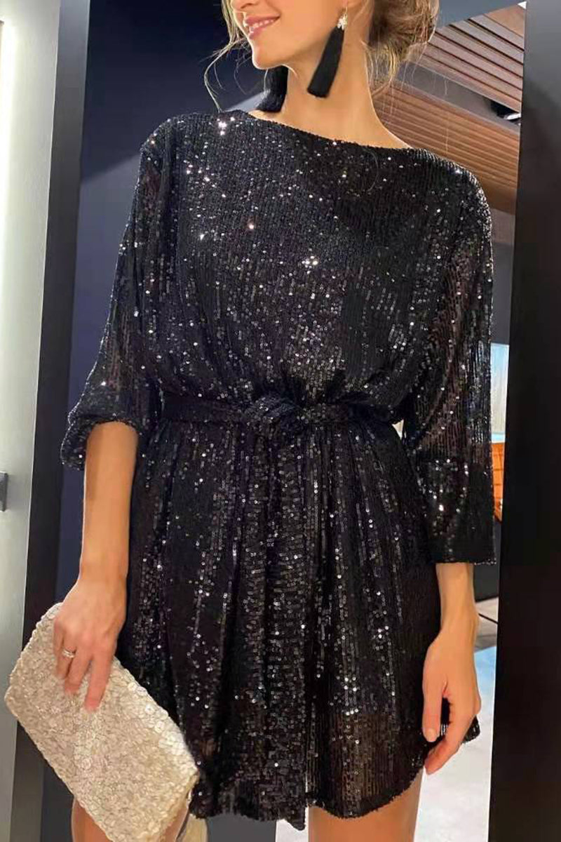 Sparkling Sequin Mini Dress