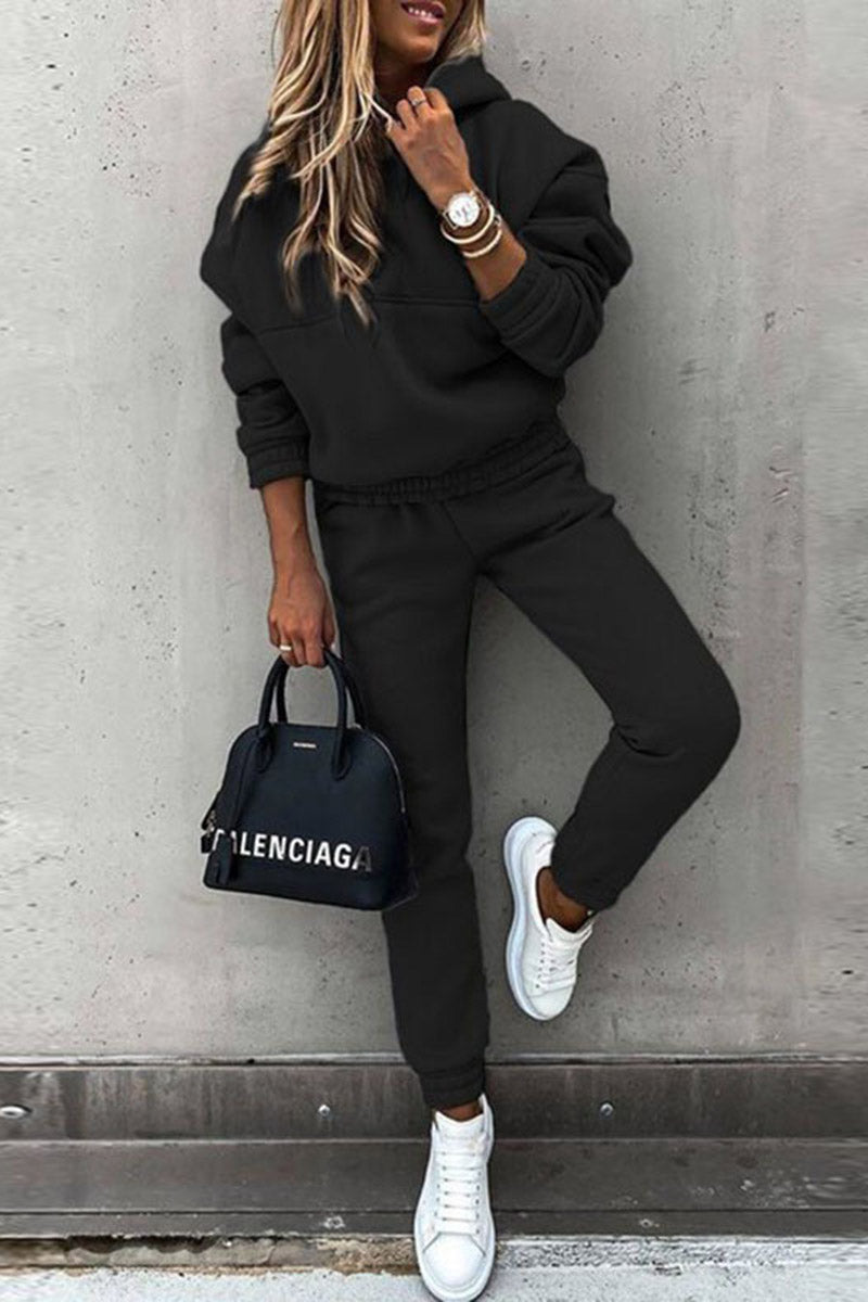 Relaxed Hoodie and Jogger Set