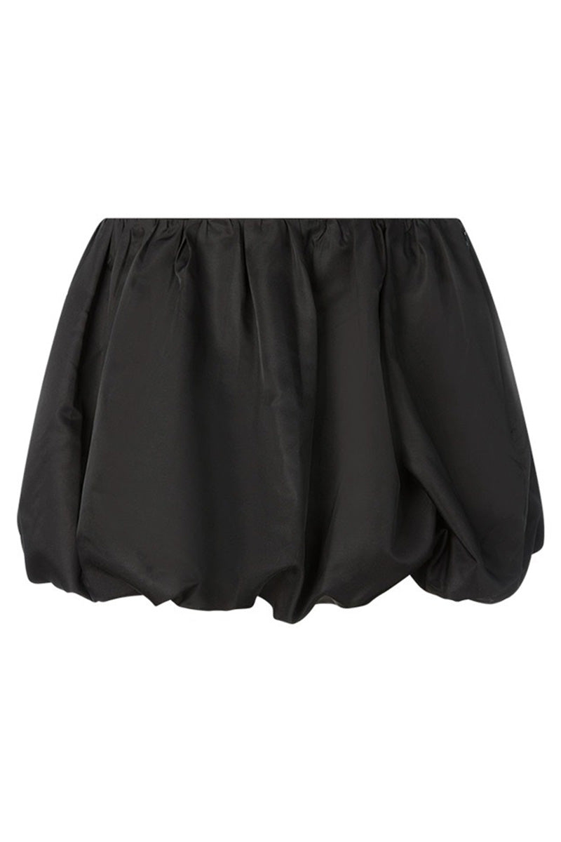 Satin Bubble Mini Skirt