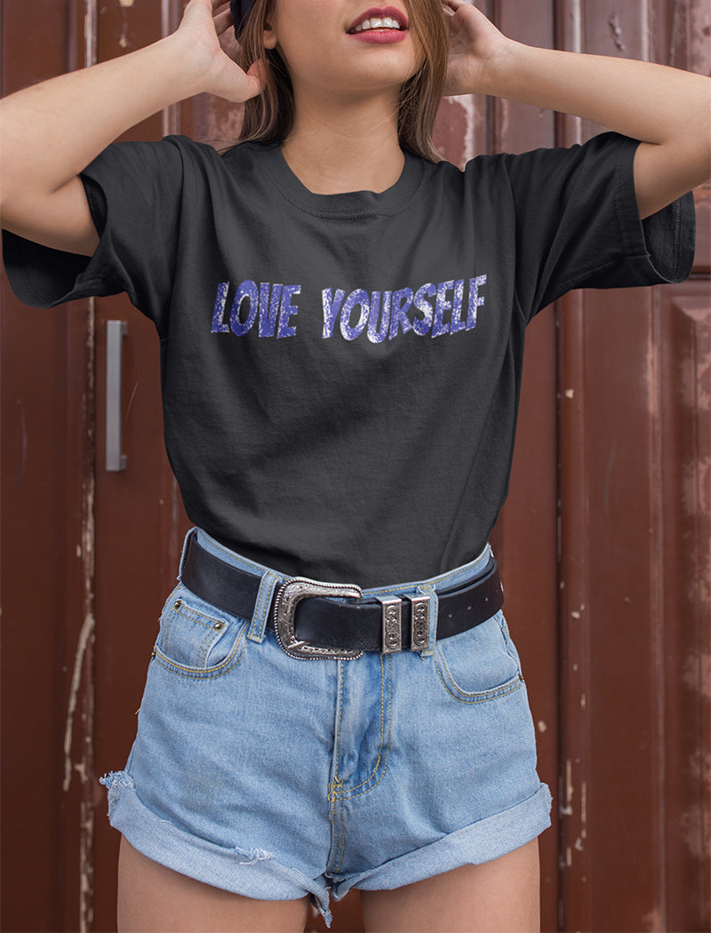 Love Yourself Text Tee