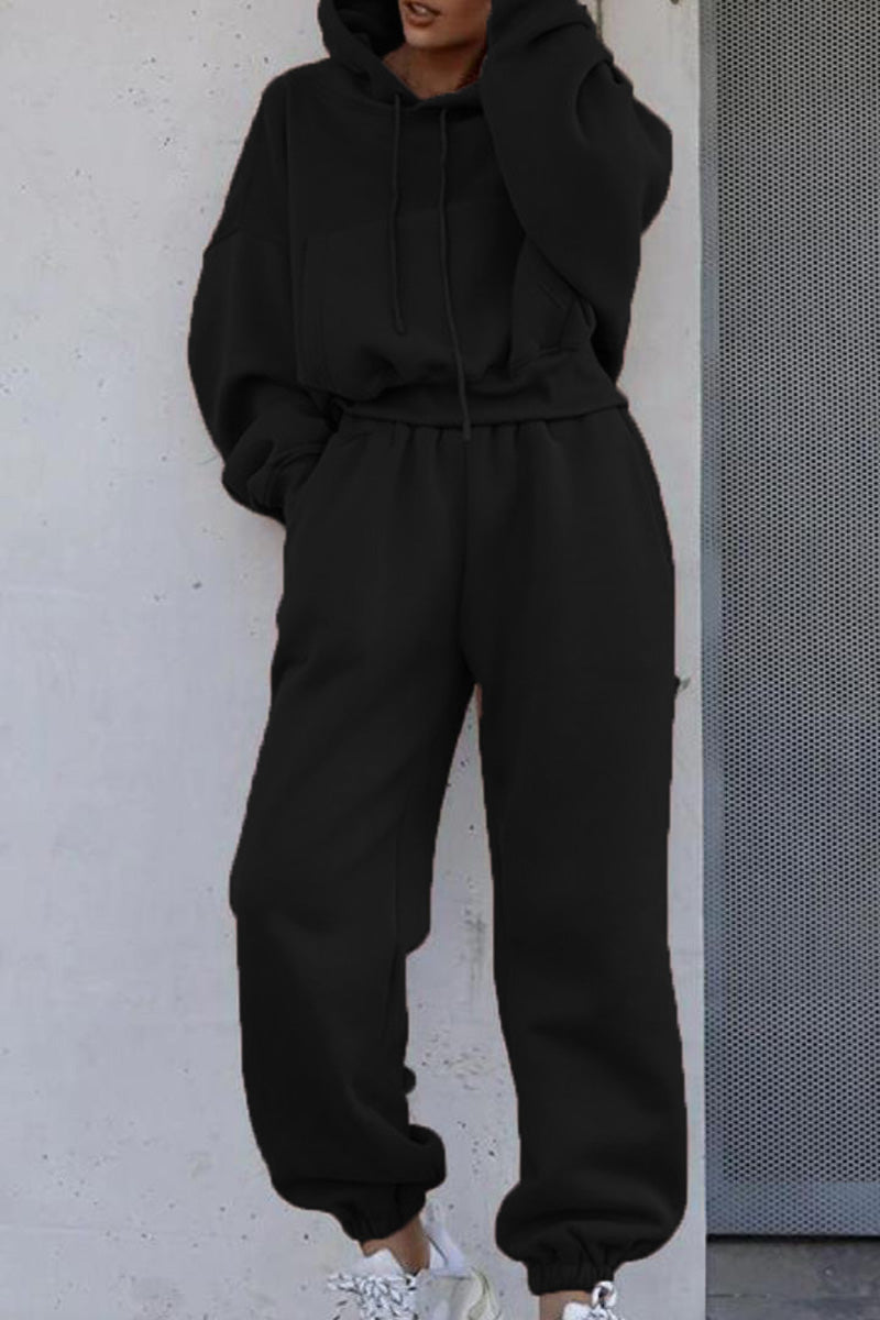 Casual Oversized Hoodie and Jogger Set