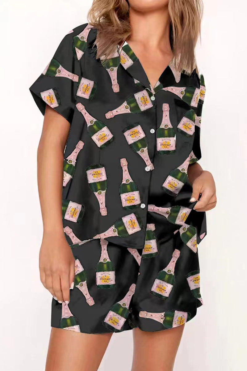 Printed Pajama Set