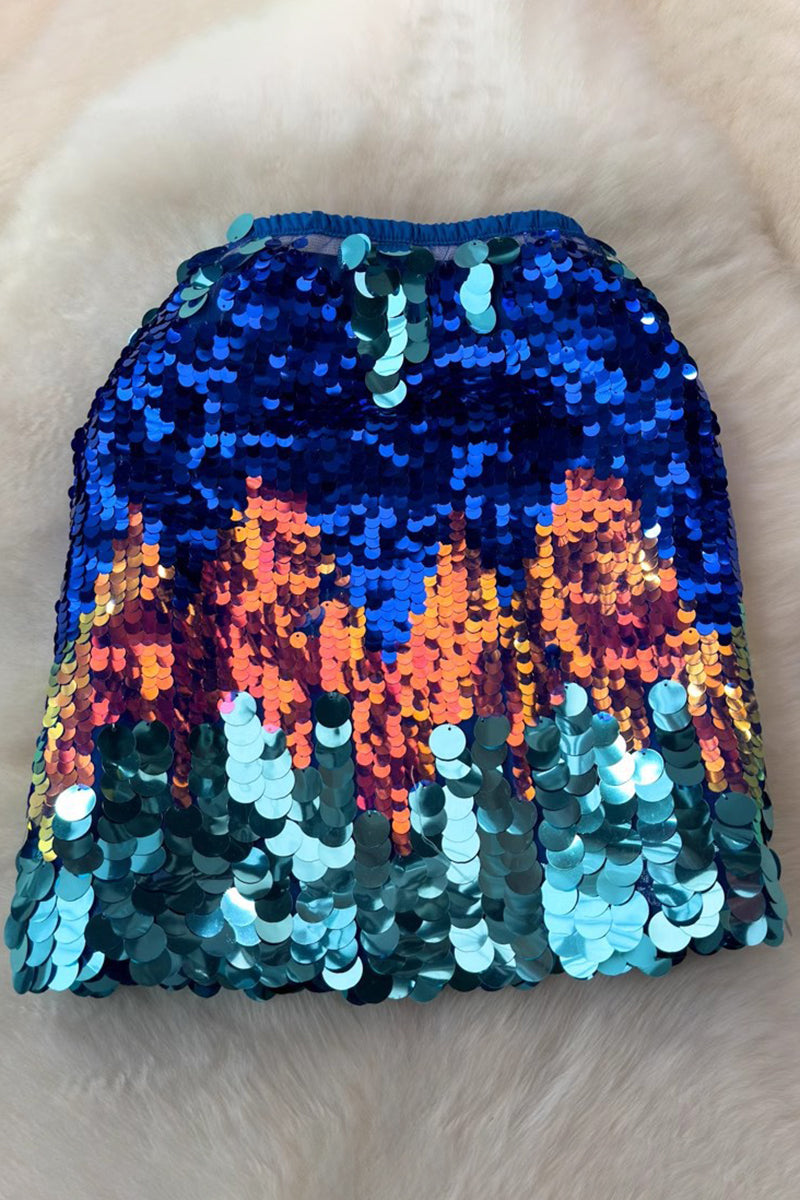 Sequin Mini Skirt