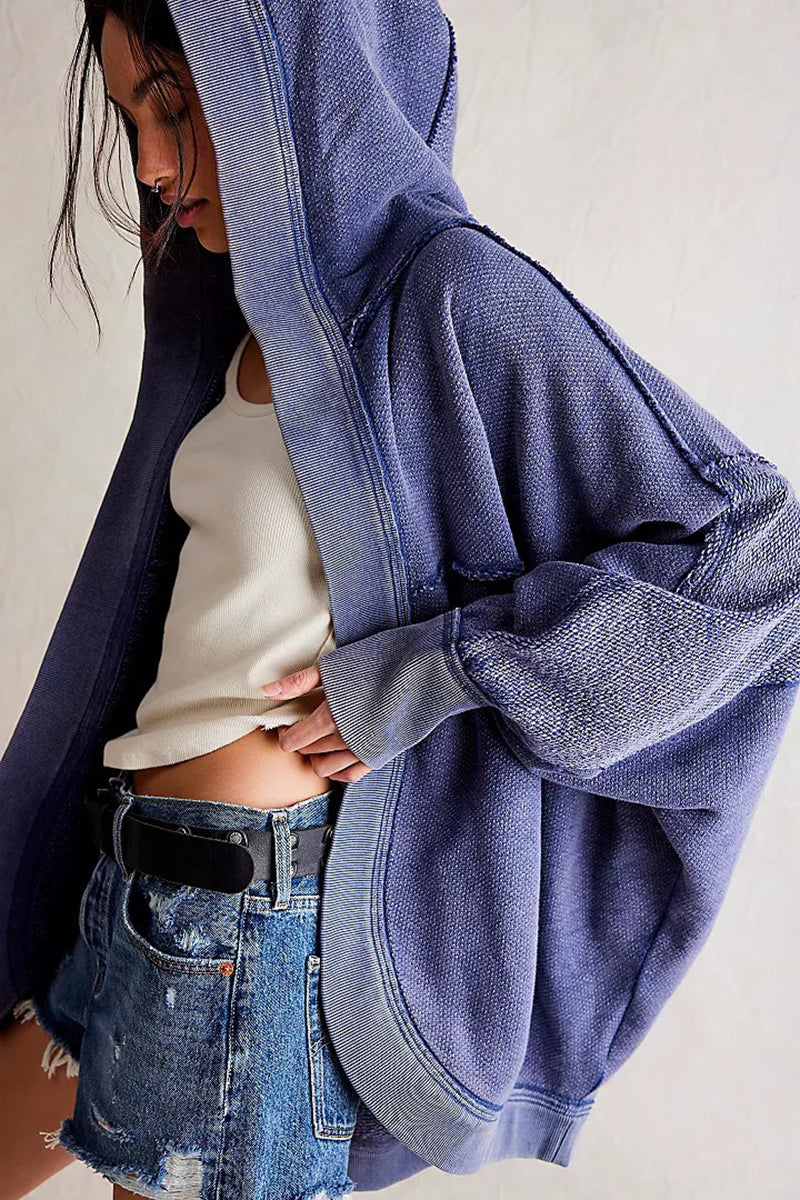 Oversized Open Front Jacket