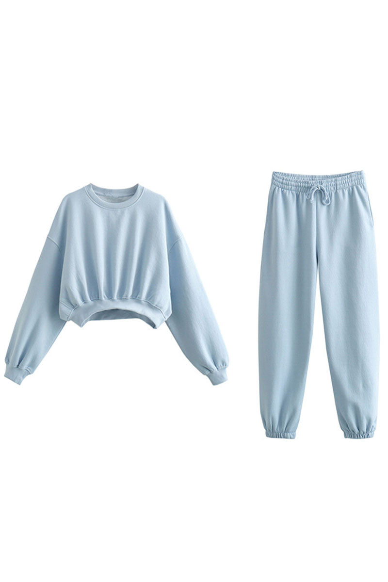 Relaxed Fit Pullover and Jogger Set