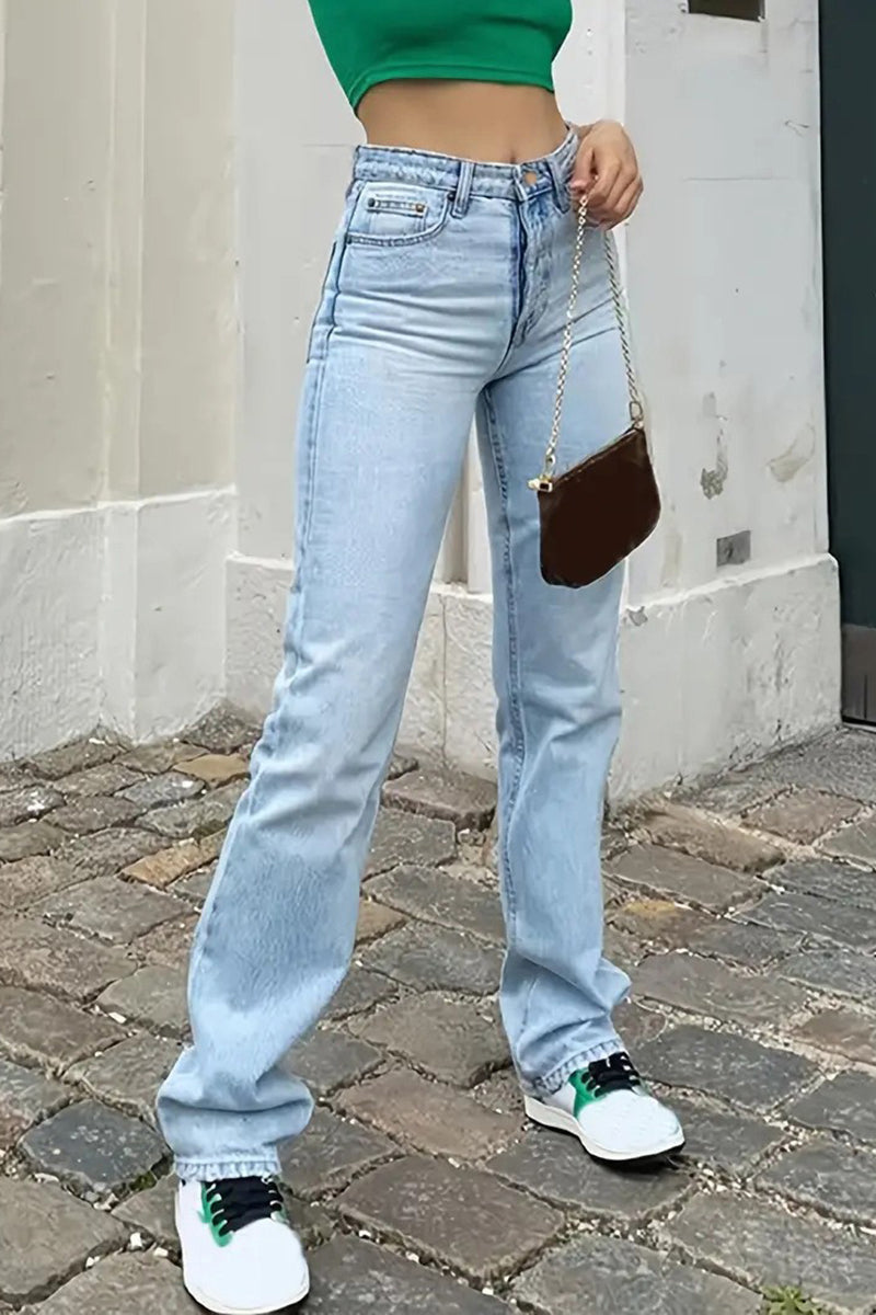 Straight-Leg Jeans