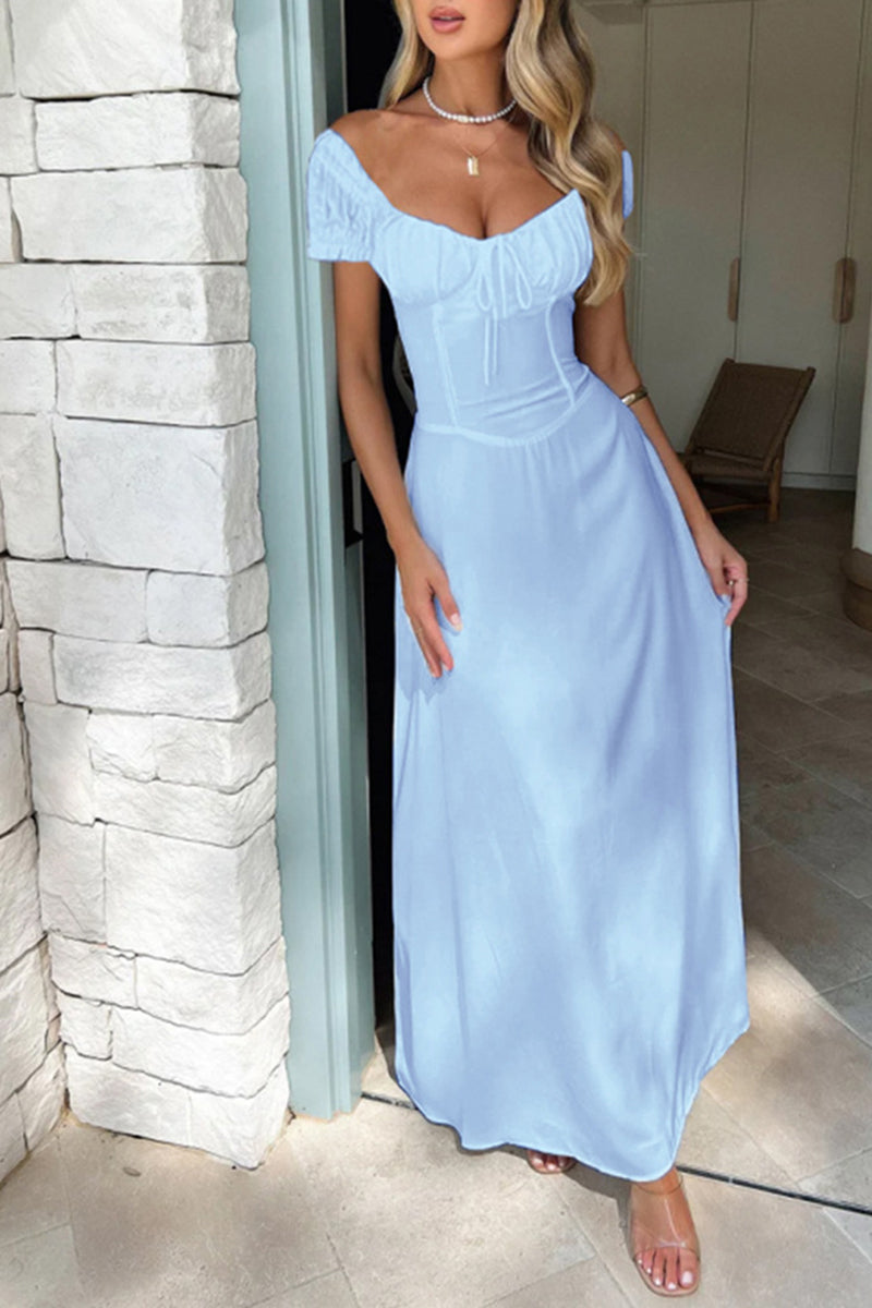 Corset-Style Maxi Dress