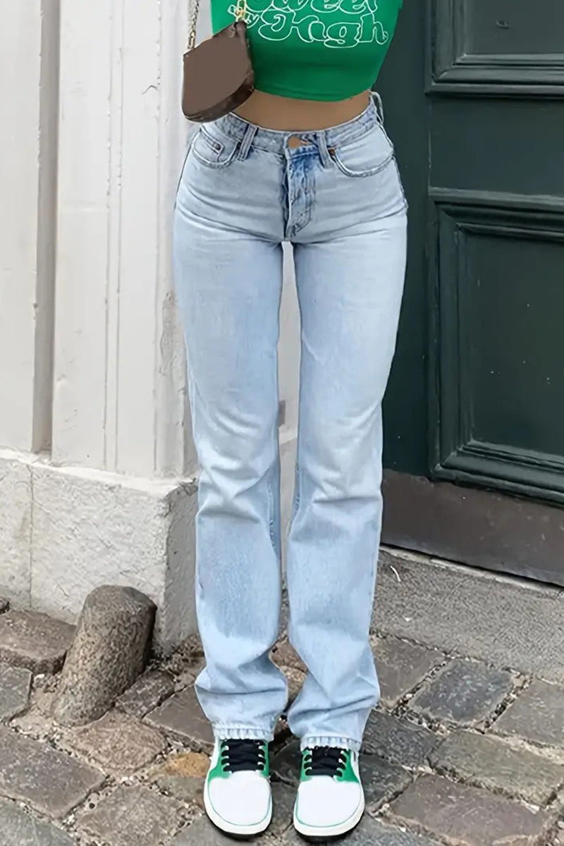 Straight-Leg Jeans