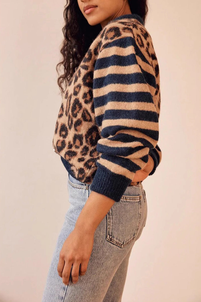 Leopard Print Cardigan