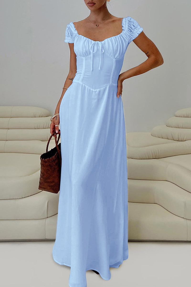 Corset-Style Maxi Dress