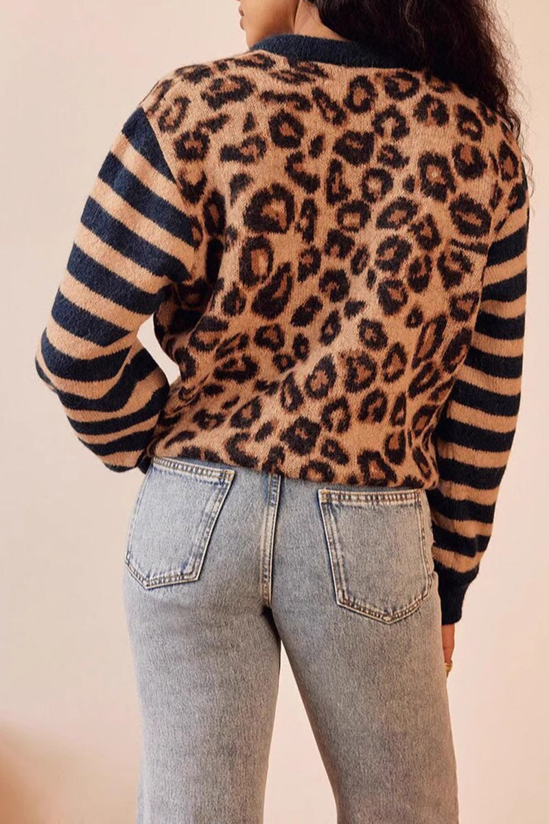 Leopard Print Cardigan