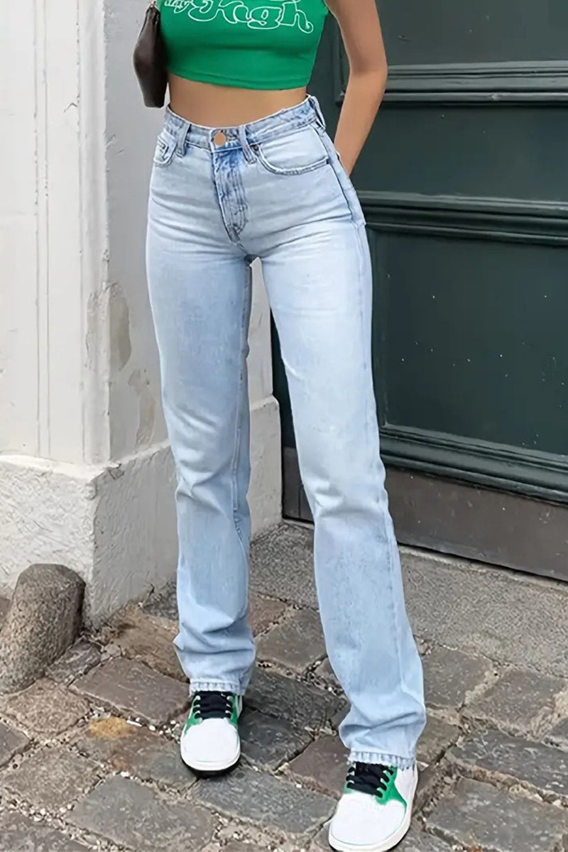 Straight-Leg Jeans