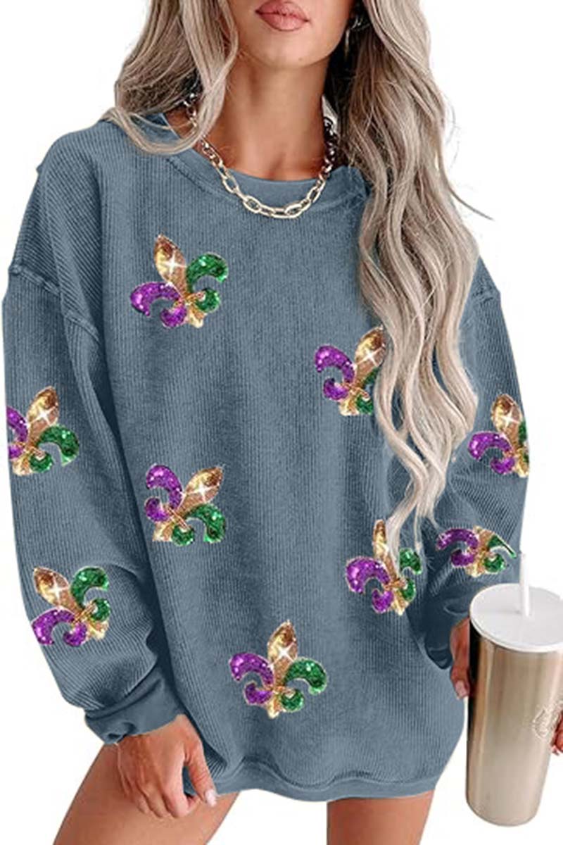 Casual Long Sleeve Pullover Top