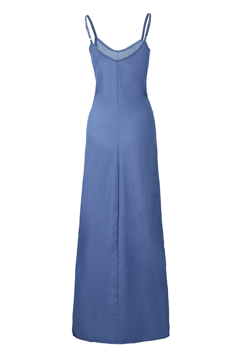 Cami Denim Maxi Dress