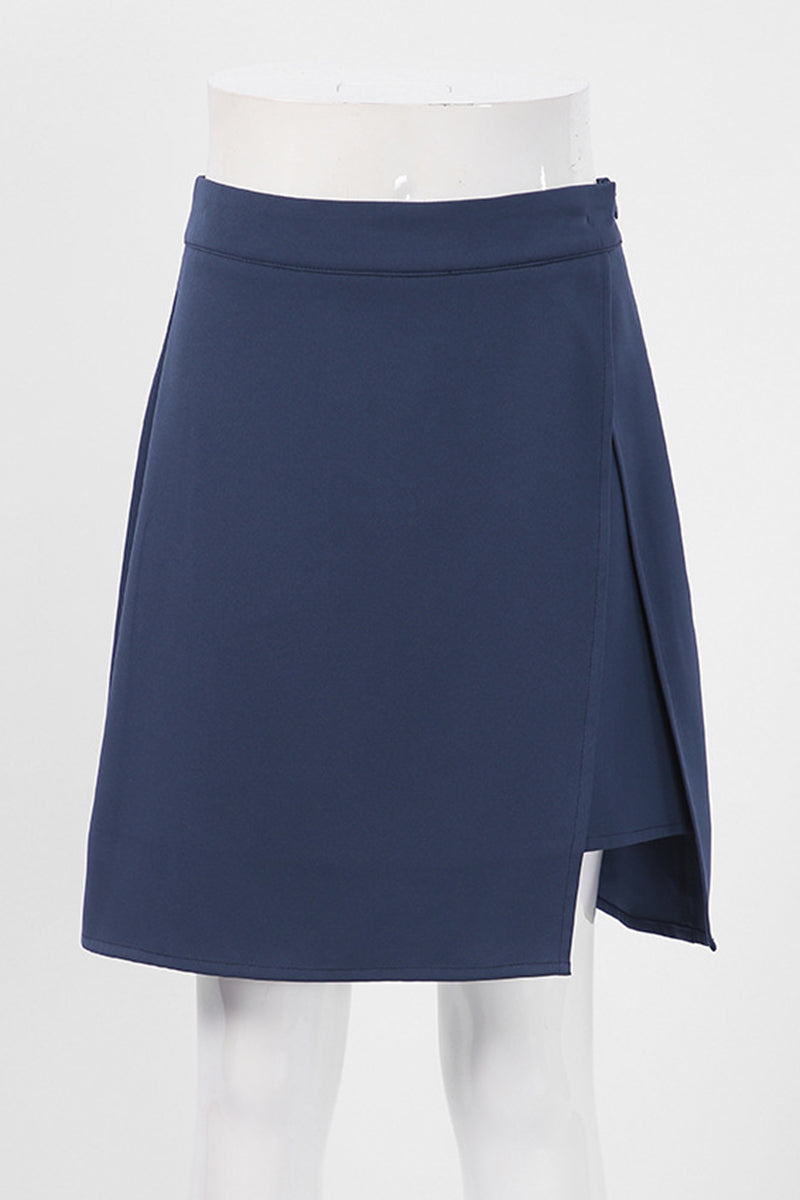 Asymmetrical Wrap Mini Skirt