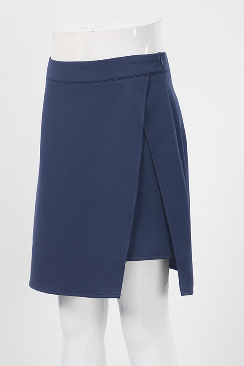 Asymmetrical Wrap Mini Skirt