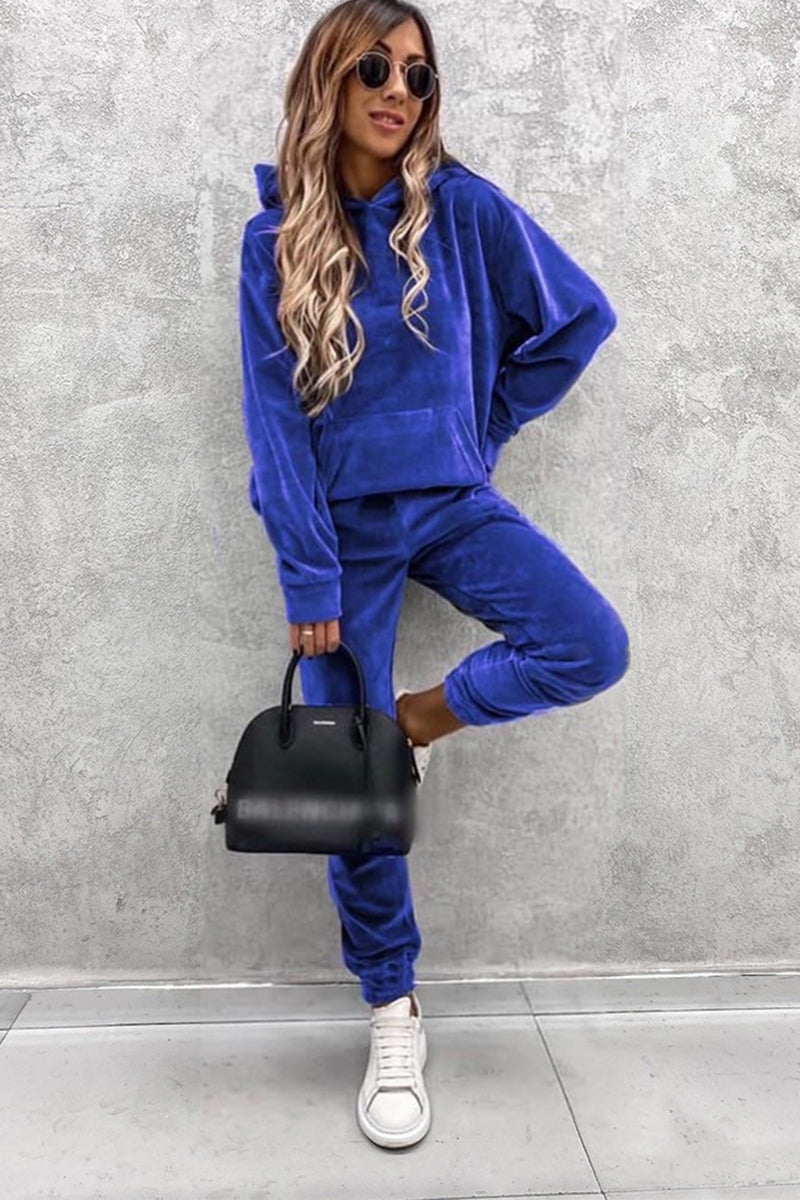 Relaxed Fit Hoodie and Jogger Set